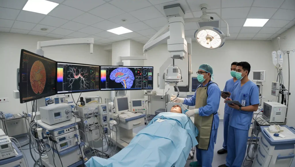 Neurovascular Imaging & Stimulation (DSA + TMS) Package